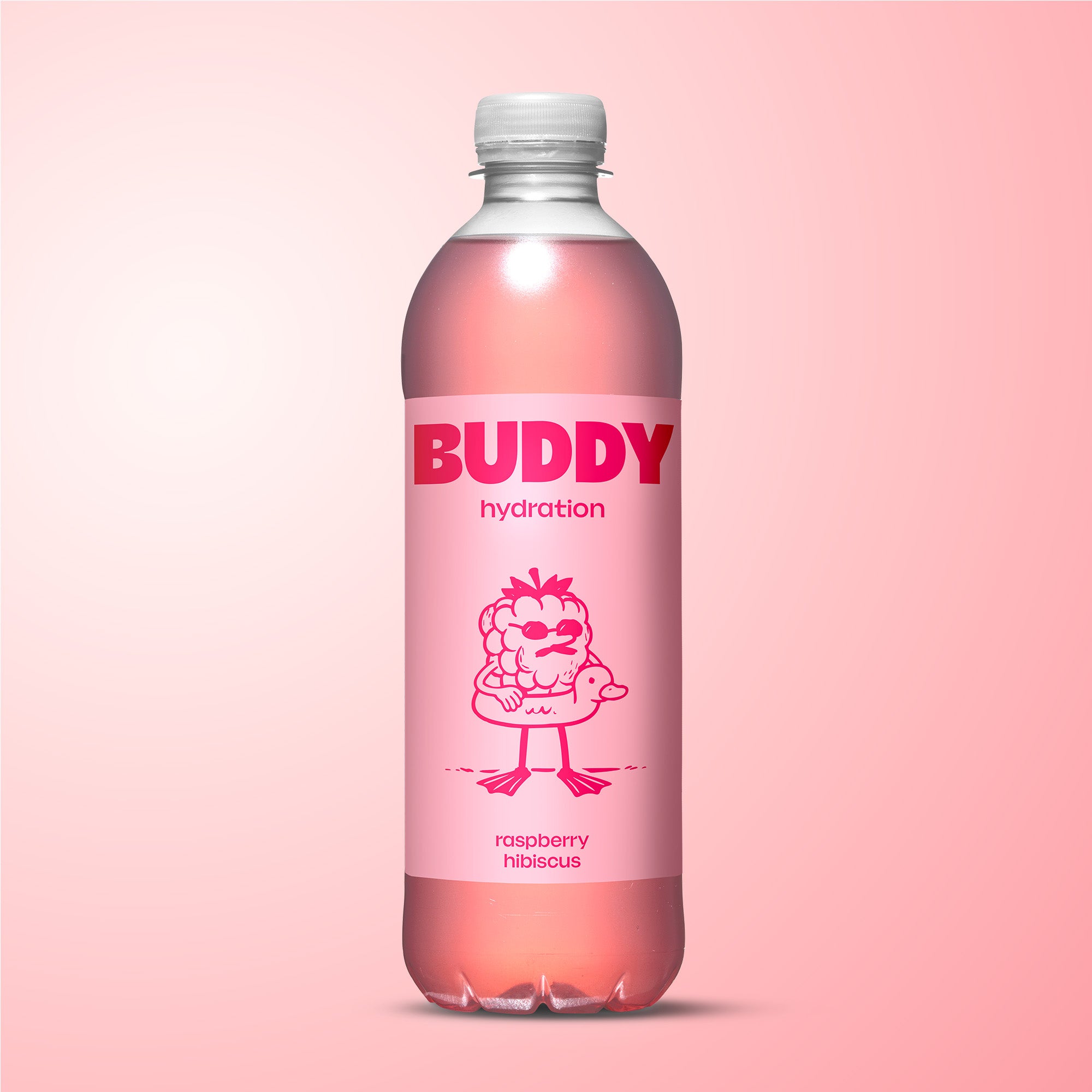 Bouteille Buddy Hydratation Framboise Hibiscus à l'eau de coco